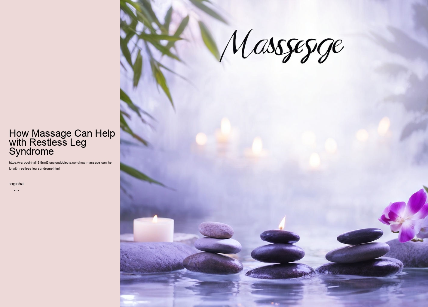 How Massage Can Help with Restless Leg Syndrome